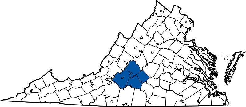 Map County Service Area